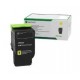 Toner jaune Lexmark pour CS421adn - CX421dn - CS521dn .... (return program)