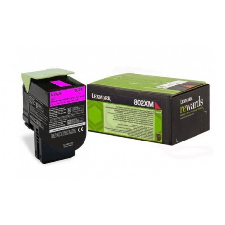 Toner Lexmark Magenta pour CX510...  (802XM)