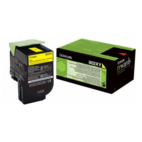 Toner Lexmark Jaune pour CX510...  (802XY)