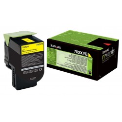 Toner jaune Très haute capacité Lexmark pour CS510 (702XYE)