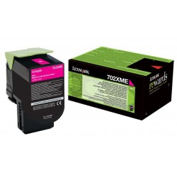 Toner Magenta Très haute capacité Lexmark pour CS510 (702XME)