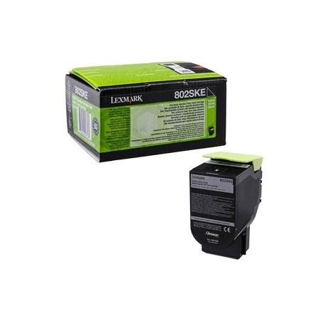 Toner noir Lexmark pour CX310n / CX410e ... haute capacité (802SKE)