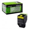 Toner jaune Lexmark pour CX310n / CX410e ... haute capacité (802SYE)