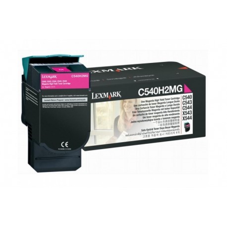 Toner magenta haute capacité Lexmark pour C540 / C543 / ... X543 / X544