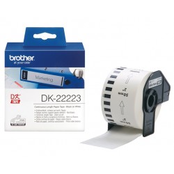 Rouleau de papier continu DK-22223 Brother original – Noir sur blanc, 50 mm de large pour QL500