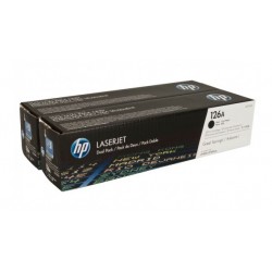 Pack de 2 Toners noir  HP pour laserjet Pro CP1025 (126A)