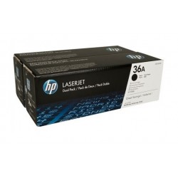 Pack de 2 Toners HP pour laserjet M1522 / P1505 / M1120 ... (36A)