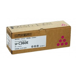 Cartouche toner magenta Ricoh pour SP C360 (type SPC360E)