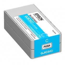 Cartouche d'encre Cyan Epson pour ColorWorks C831 (GJIC5C)