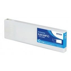 Cartouche d'encre Cyan Epson pour ColorWorks C7500G (SJIC30PC)