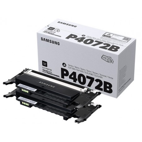 Pack de 2 toners noirs Samsung pour CLP320 / 325 / CLX3185 (SU381A)