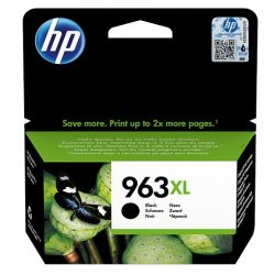 Cartouche jet d'encre Noir Haute capacité HP pour Office Jet Pro 9010 / 9020 ....(N°963XL)