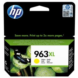 Cartouche jet d'encre Jaune Haute capacité HP pour Office Jet Pro 9010 / 9020 ....(N°963XL)