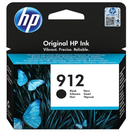 Cartouche jet d'encre Noir HP pour Office Jet Pro 8012 / 8022 ....(N°912)