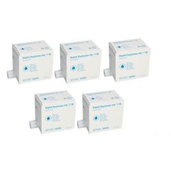 Pack 5 encres Bleu Ricoh pour JP4500 / DX4542 (Type IV) 