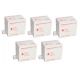 Pack 5 encres Rouge Ricoh pour JP4500 / DX4542 (Type VI) 