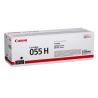 Cartouche Toner Noir haute capacité CANON pour I-Sensys LBP663Cdw ... (055H)