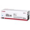 Cartouche Toner Cyan haute capacité CANON pour I-Sensys LBP663Cdw ... (055H)