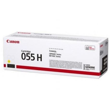 Cartouche Toner Jaune haute capacité CANON pour I-Sensys LBP663Cdw ... (055H)