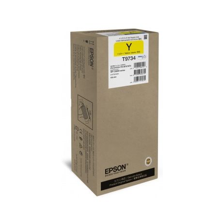 Cartouche d'encre Jaune (XL) - Epson pour Workforce Pro WF-C869RDTW... (T9734)