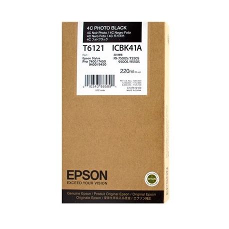 Encre pigment Noir Photo Epson pour stylus photo 7400 / 9400 (photo black)