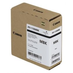 Cartouche d'encre noire Mat Canon pour Image Prograf TX2000, TX3000 (PFI110MBK)