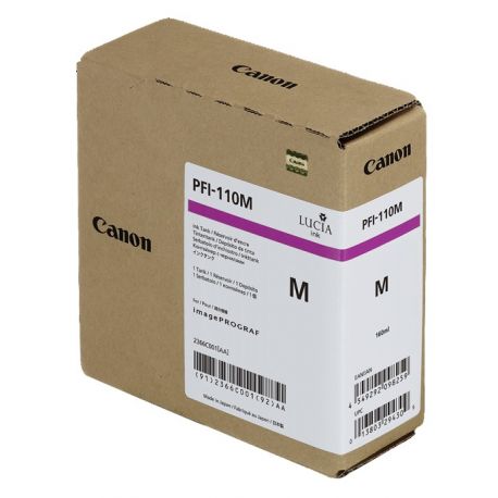 Cartouche d'encre Magenta Canon pour Image Prograf TX2000, TX3000 ... (PFI110M)