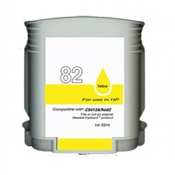 Réservoir Encre jaune générique pour HP N°82 (C4913A)