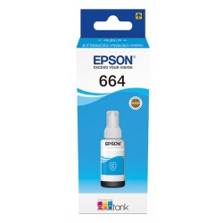 Cartouche Encre Cyan EPSON pour EcoTank ET-14000/ ET-2500/ L100 ...(C13T664240)