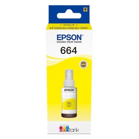 Cartouche Encre Jaune EPSON pour EcoTank ET-14000/ ET-2500/ L100 ...(C13T664440)