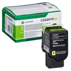 Cartouche toner jaune haute capacité lexmark (programme de retour - 2 300 pages)