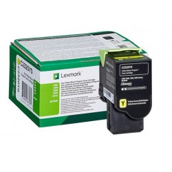 Cartouche toner jaune lexmark (programme de retour - 1000 pages)