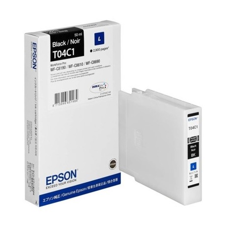 Cartouche d'encre Noir (L) - Epson pour Workforce Pro WF-C81xx / WF-C86xx