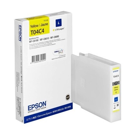 Cartouche d'encre Jaune (L) - Epson pour Workforce Pro WF-C81xx / WF-C86xx