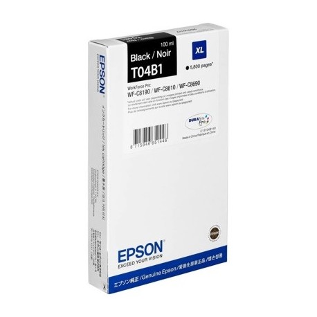 Cartouche d'encre Noir (XL) - Epson pour Workforce Pro WF-C81xx / WF-C86xx