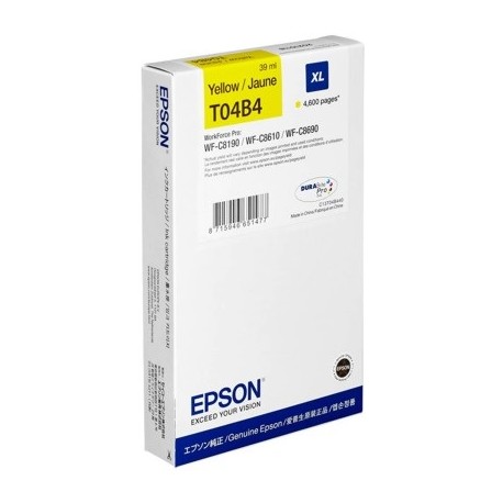 Cartouche d'encre Jaune (XL) - Epson pour Workforce Pro WF-C81xx / WF-C86xx