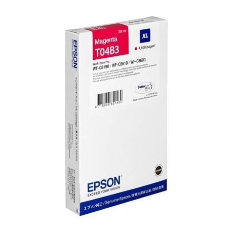 Cartouche d'encre Magenta (XL) - Epson pour Workforce Pro WF-C81xx / WF-C86xx