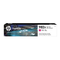 Cartouche jet d'encre Magenta Haute Capacité HP pour PageWide Enterprise color 765dn... (N°982X)