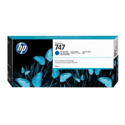 Cartouche Bleu Chromatique HP pour Designjet Z9+- Z9+ dr... (N°747)