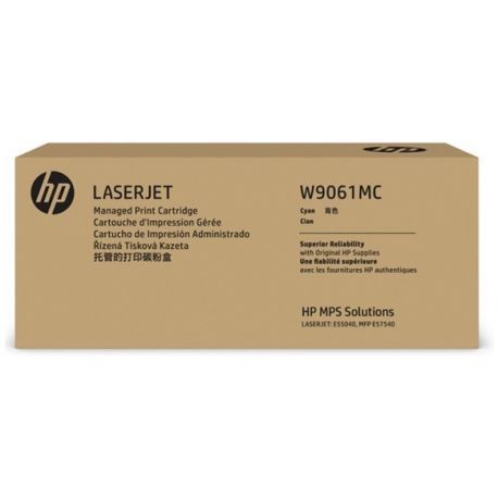 Toner Cyan HP pour laserjet managed E55040 - MFP E57540