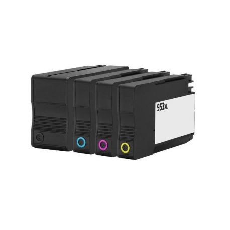 Pack 4 Cartouches jet d'encre Haute capacité Générique pour HP Office Jet Pro 8210/ 8720/ 8740 ... (N°953XL)