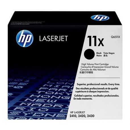 Toner Noir haute capacité HP laserjet 2400/2410/2420/2430 (11X)