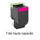 Toner Magenta générique très haute capacité pour Lexmark CX510...  (802XM)