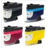 Pack de 4 Cartouches Jet d'encre génériques haute capacité pour multi-fonction BROTHER  MFC-J5945DW...