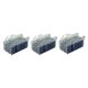 Pack 3 cartouches d'agrafes compatibles pour copieur Toshiba (STAPLE2400)