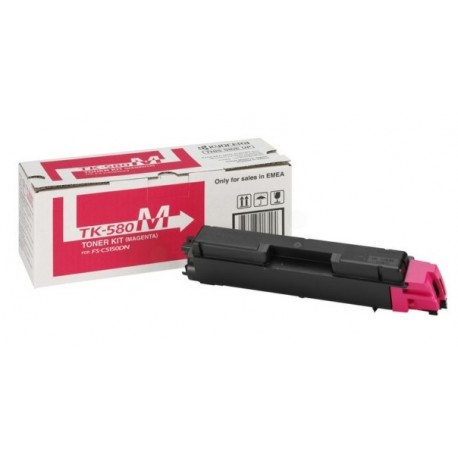 Toner magenta Kyocéra pour FS-C5150DN/ ECOSYS P6021CDN...  (TK-580M)