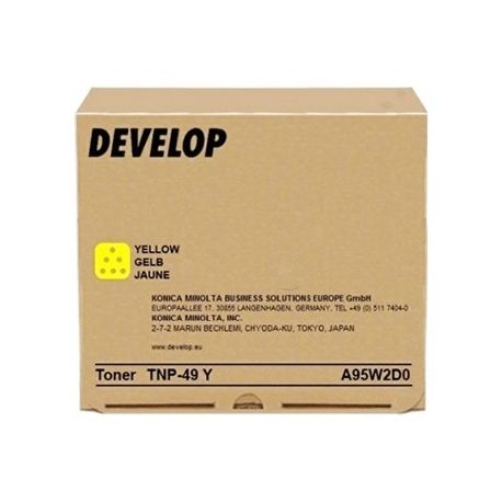 Cartouche toner Jaune Develop pour Ineo +3351 +3851 (TNP49Y)