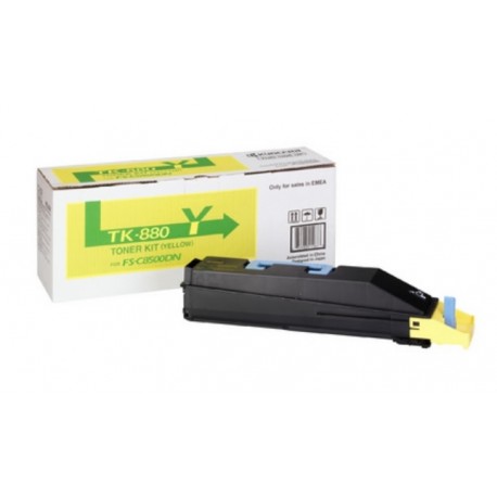 Toner jaune Kyocera Mita pour FSC-8500DN  (TK-880)