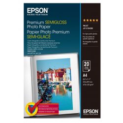 Papier Epson A4 semi glacé (20 feuilles) 251gr/m2 pour jet d'encre