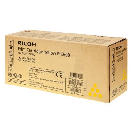 Cartouche Toner Jaune Ricoh pour P C600